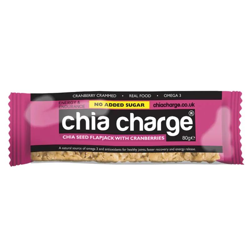 Chia Charge Flapjack Cranberry 80g