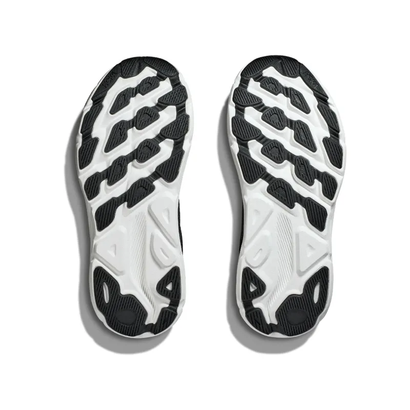 Hoka One One Clifton 9 Women's Running Shoe - Black/White  -4