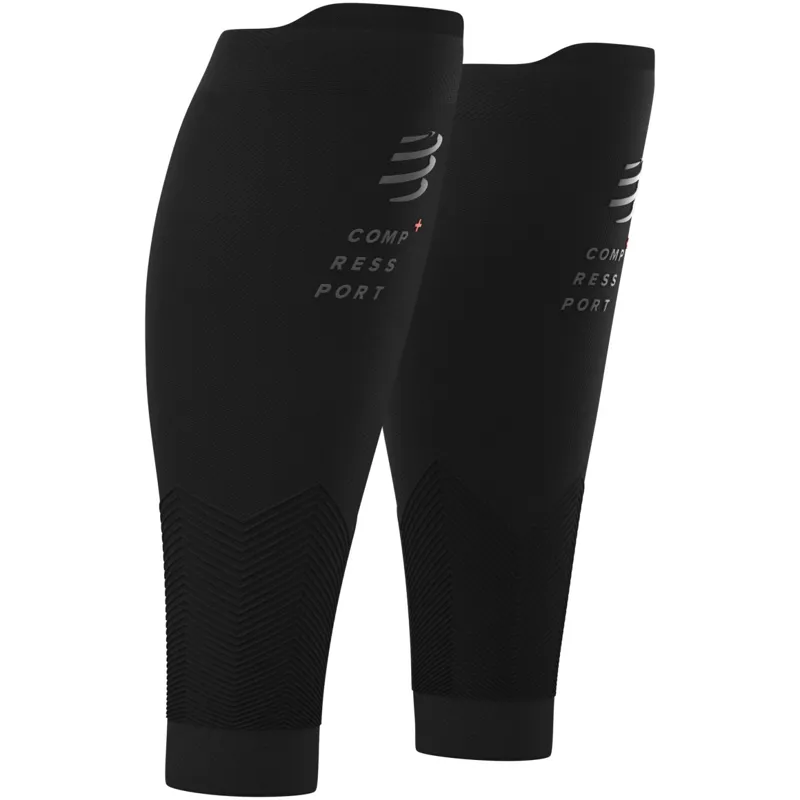 Compressport R2v2  Calf Sleeves - Size 34-38 Black 