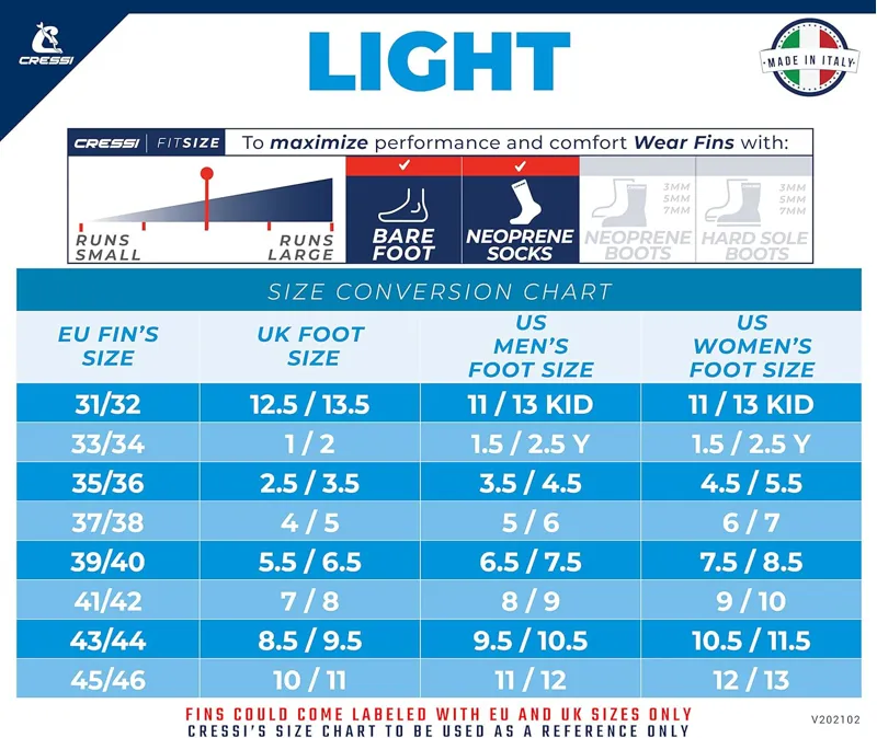 Light Fins Swim Fins Blue-1