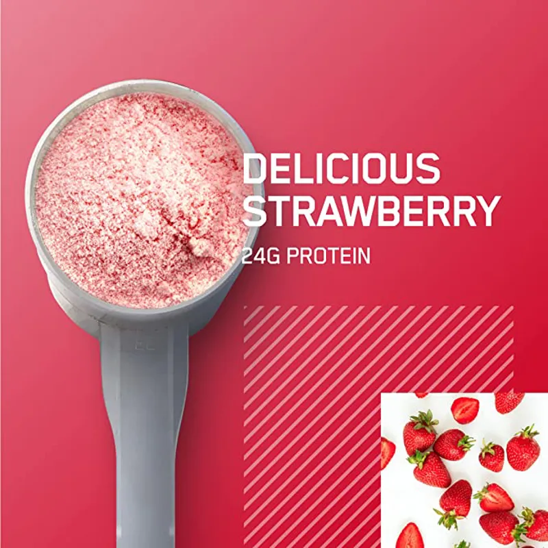 Optimum Nutrition: Gold Standard 100% Whey Protein Powder 450g - Delicious Strawberry-1