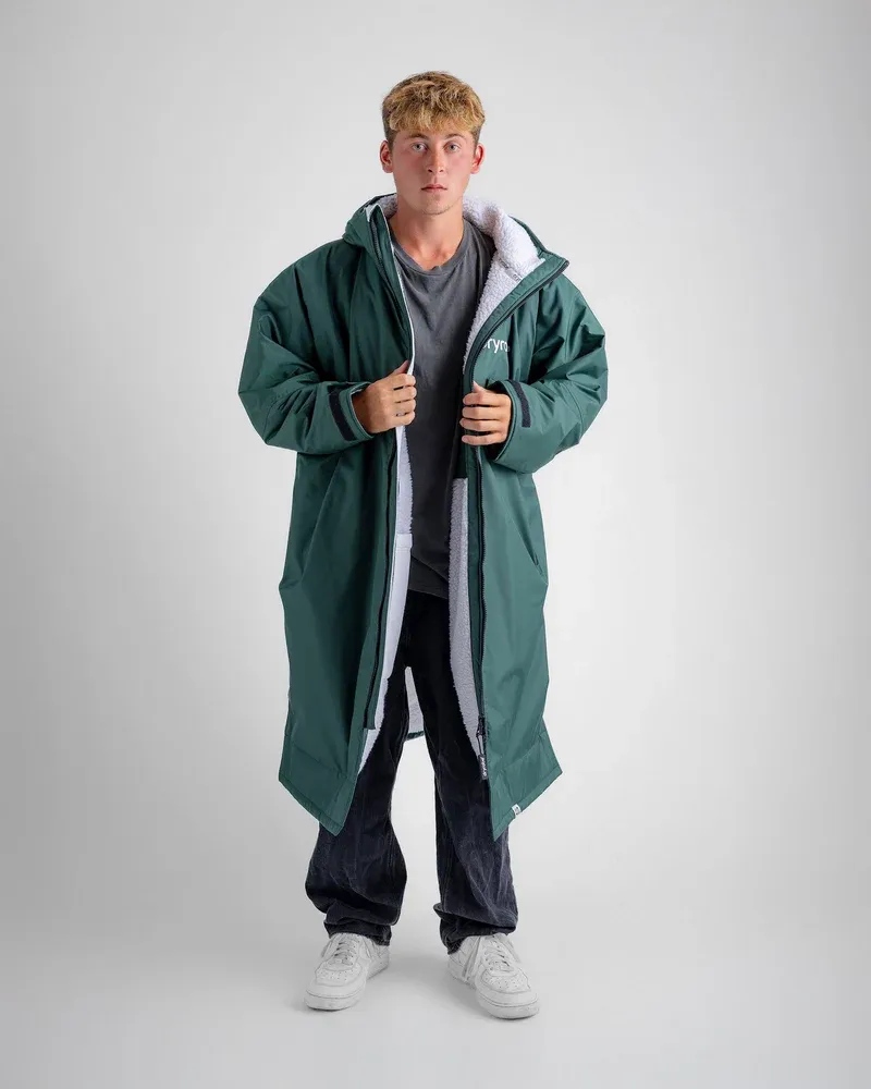 Dryrobe Medium L/S Dryrobe Dark Green/Nimbus Cloud-3
