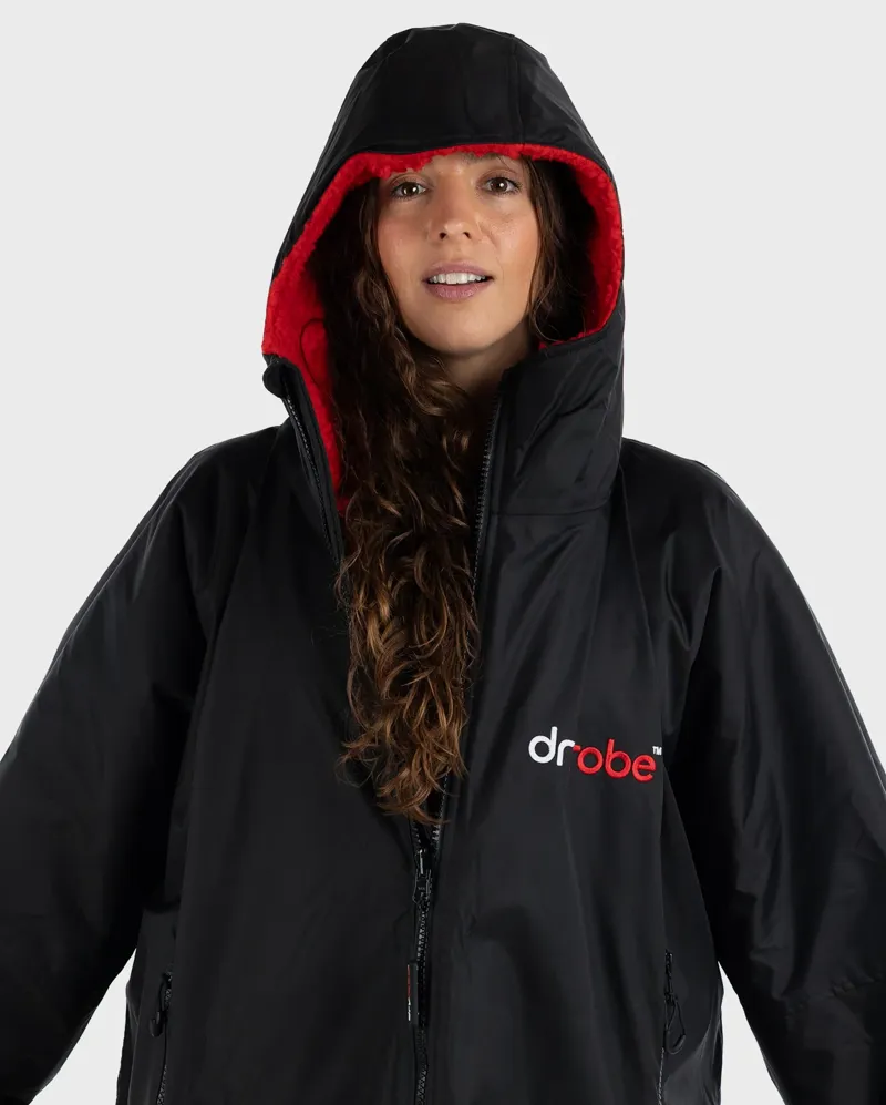 Dryrobe V3 XL L/S Black/Red-2