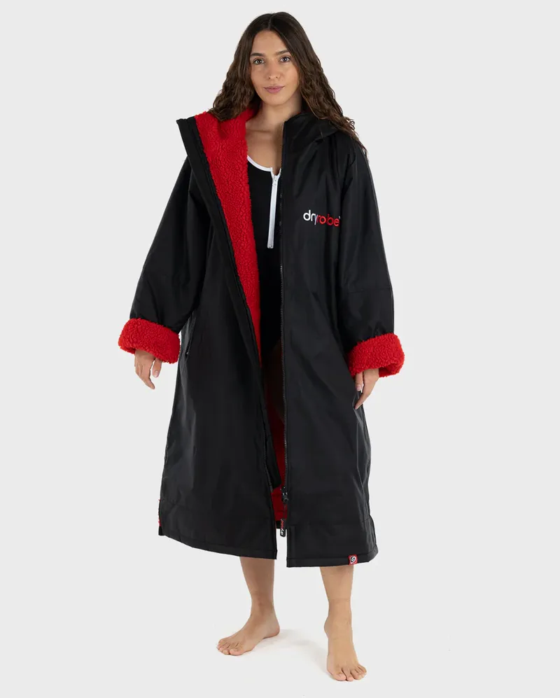 Dryrobe V3 XL L/S Black/Red