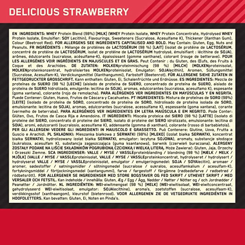 Optimum Nutrition: Gold Standard 100% Whey 300g - Strawberry-3