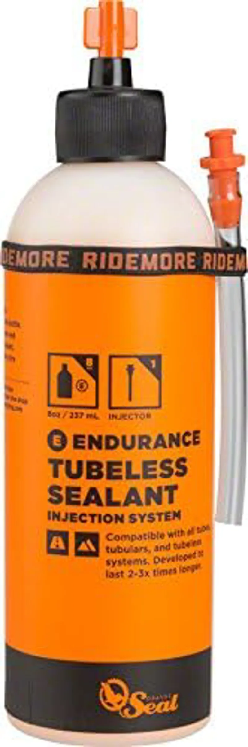 Orange seal Endurance Sealant With Injector - For Tubeless Tyres