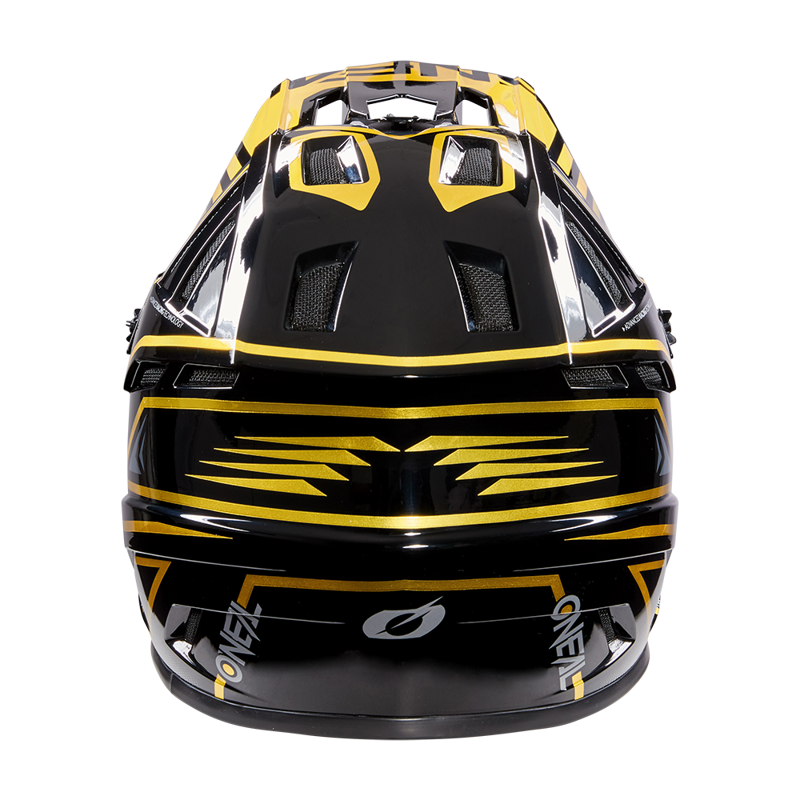 O'Neal Backflip Knox Full Face Helmet/ X Small -  Black/Gold-2