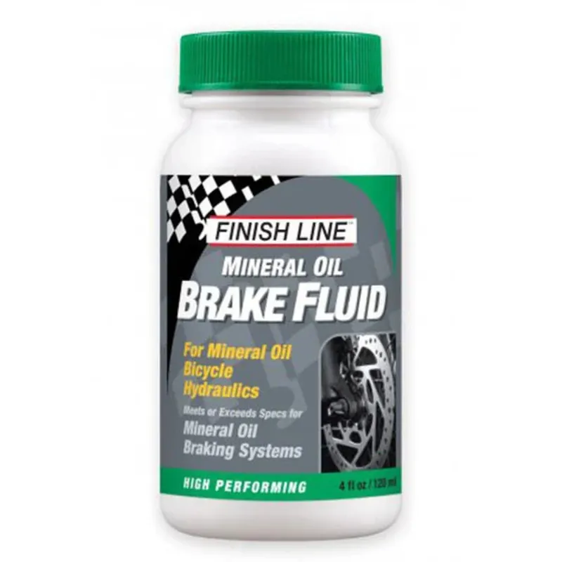 Finish Line FLUID FL Min Oil Brake 4oz/120ml Ea Green 