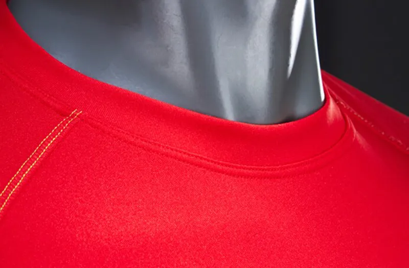 Ronhill Advance L/S Crew Running Top in Size XL - Red/Yellow-3