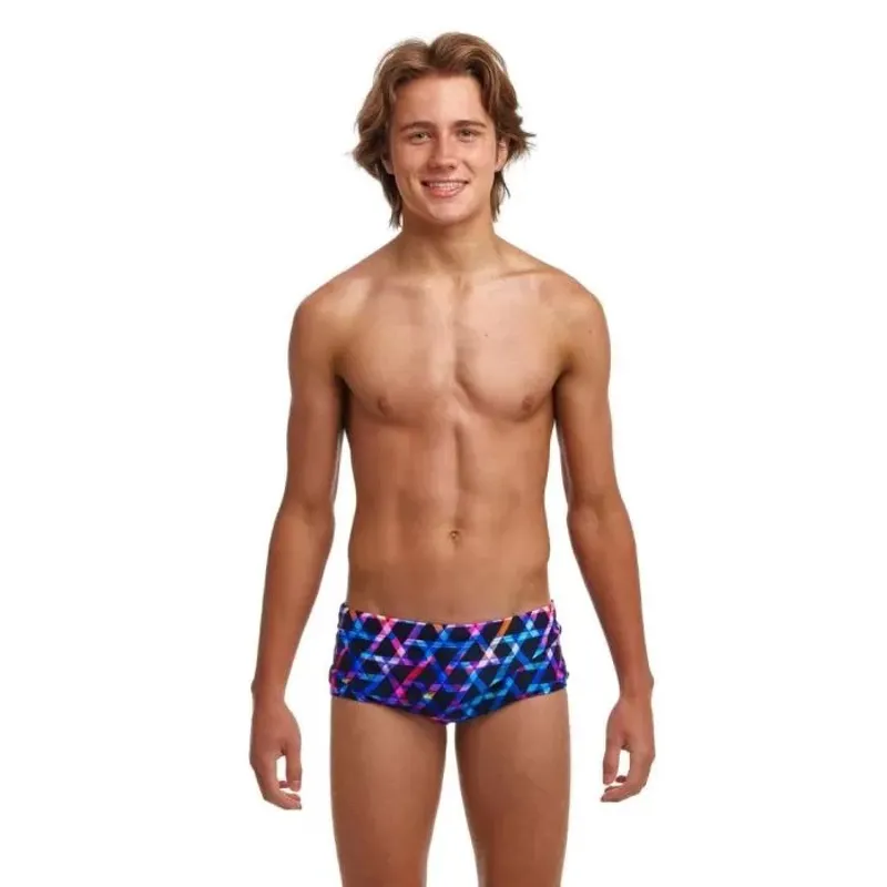 Funky Trunks Boy's Sidewinder Swim Trunks Strapping-1
