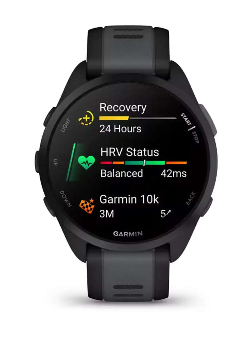 Garmin Forerunner 165 Black and Slate Grey