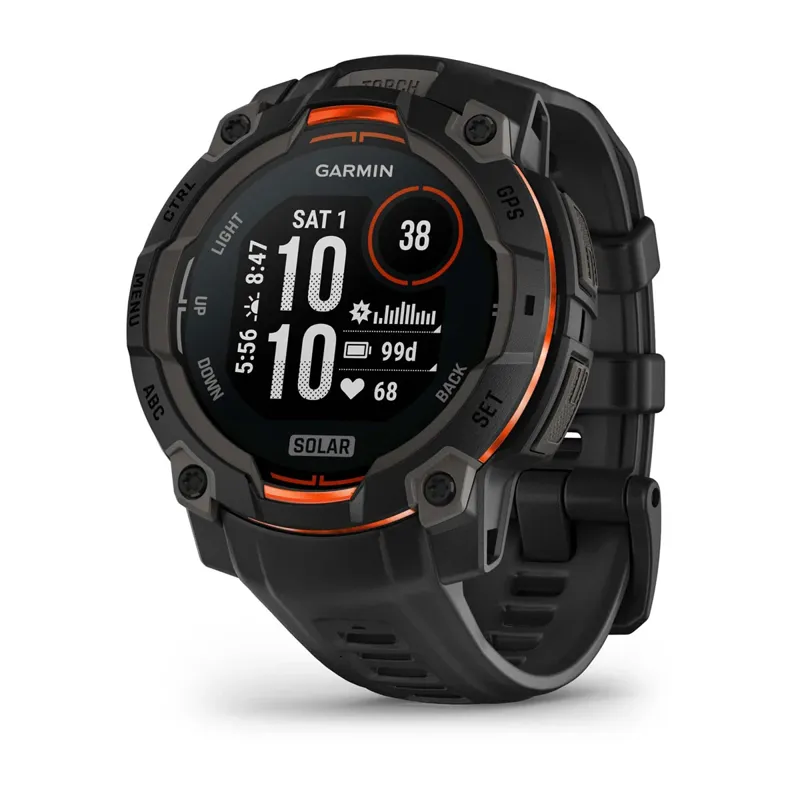 Garmin Instinct 3 45 mm Solar Black with black band