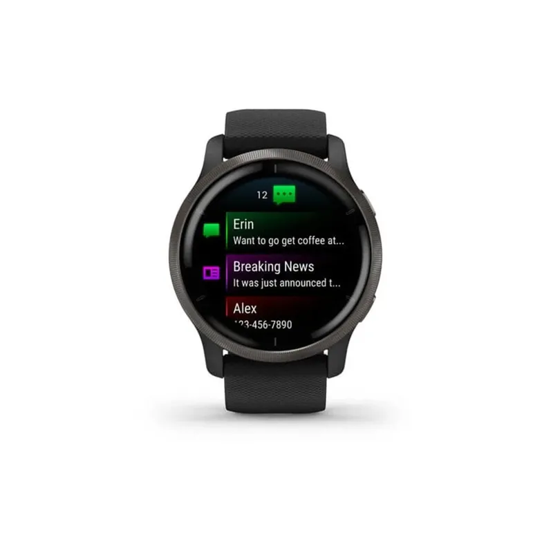 Garmin Venu 2 GPS Fitness Smartwatch - Black/Slate-3