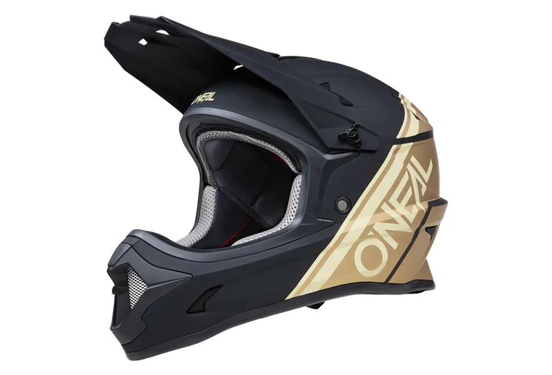 O'Neal Sonus Full Face Split Helmet V.21/53 - 54cm - Black/Gold-1