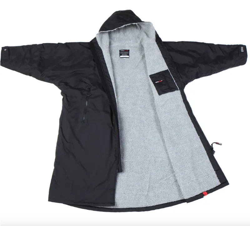 Dryrobe Advance Short Sleeve Large - Black/Grey