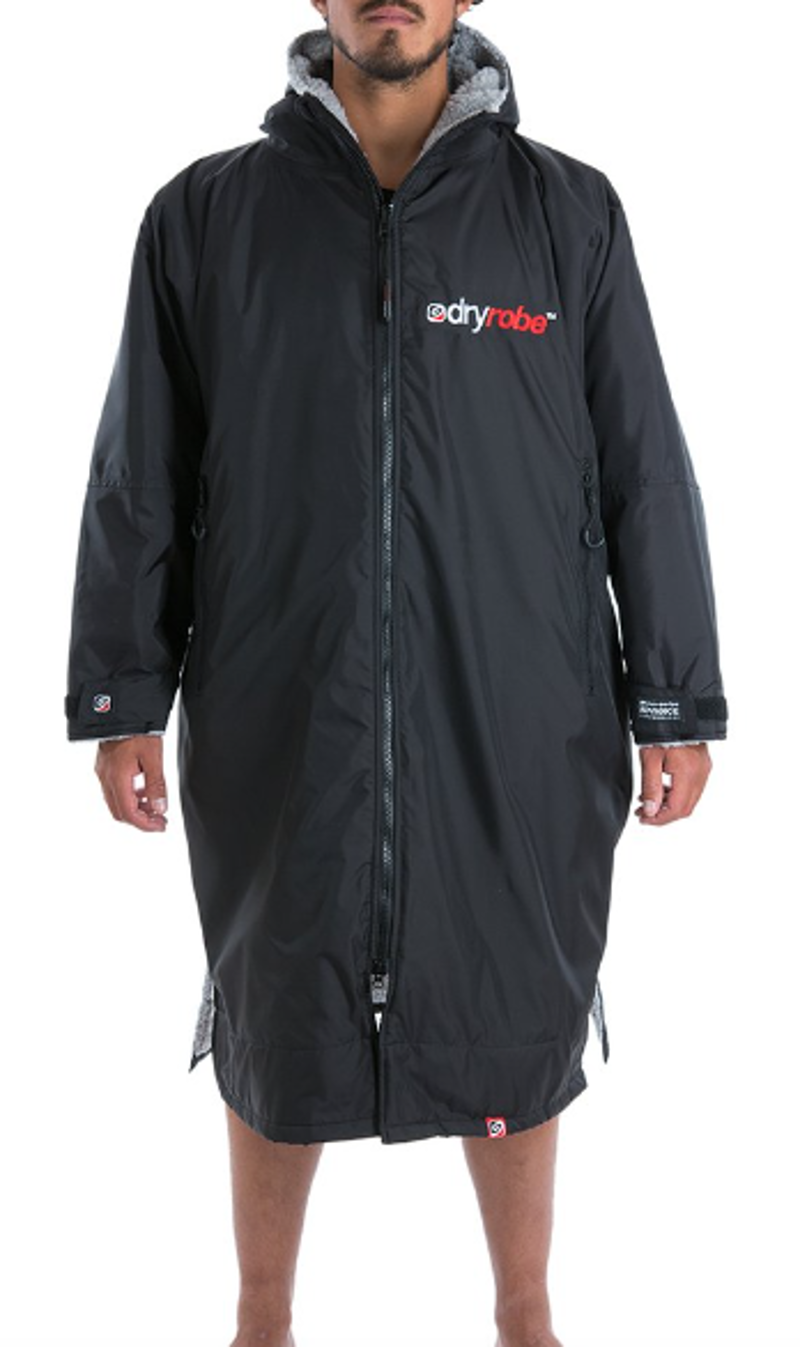 Dryrobe Advance Short Sleeve Large - Black/Grey-1