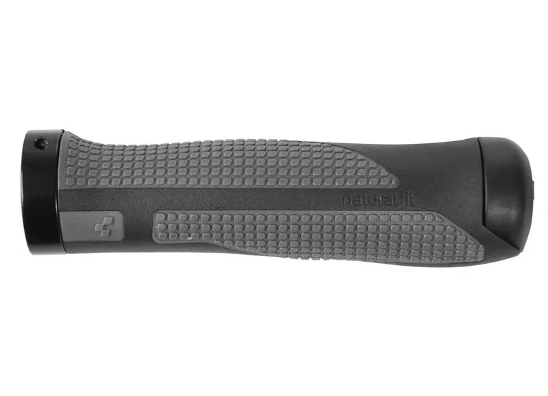 Cube: Natural Fit Race Grips - Grey/Black