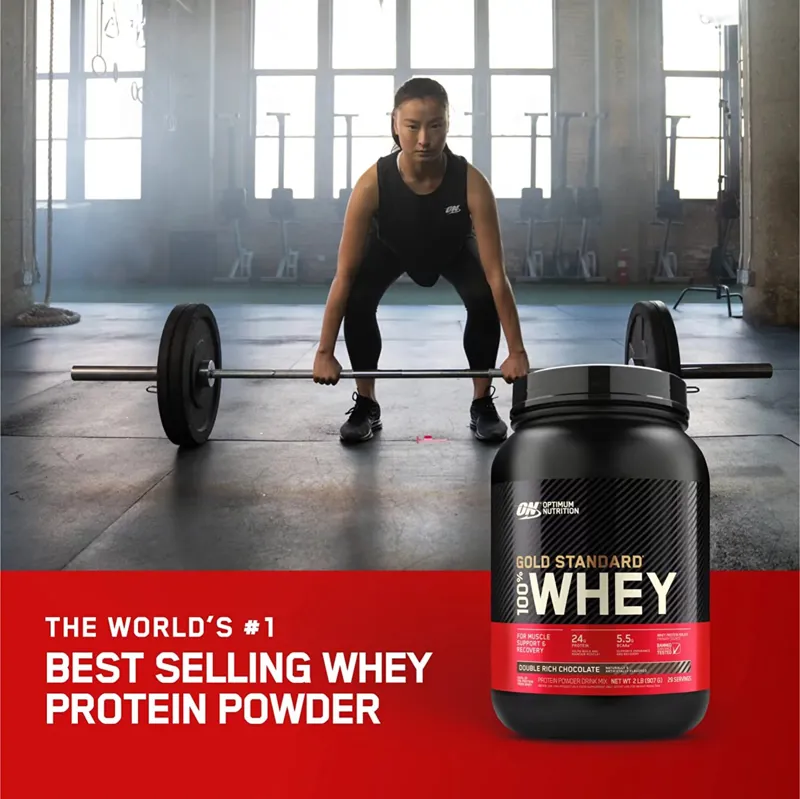 Optimum Nutrition: Gold Standard 100% Whey Protein Powder 450g - Vanilla Ice cream-3