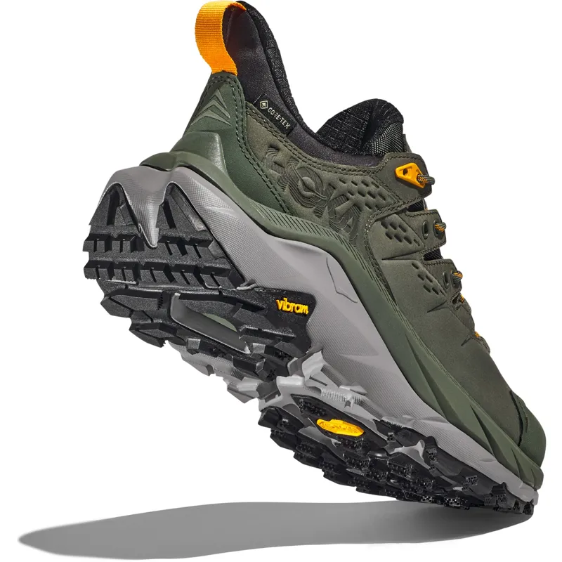 Hoka One One M Kaha 2 Low GTX Mens Shoes - Thyme/Radiant Yellow