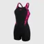 Speedo Hyperboom AF Splice Leg Swimsuit - Black/Pink