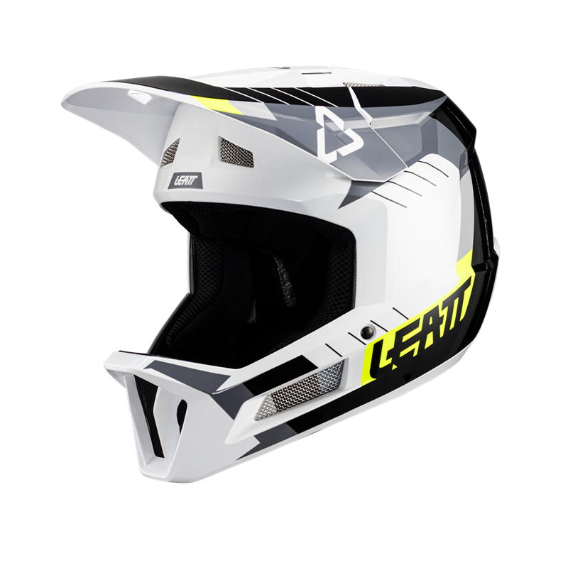 Leatt MTB Gravity 2.0 Helmet in White/Black-1