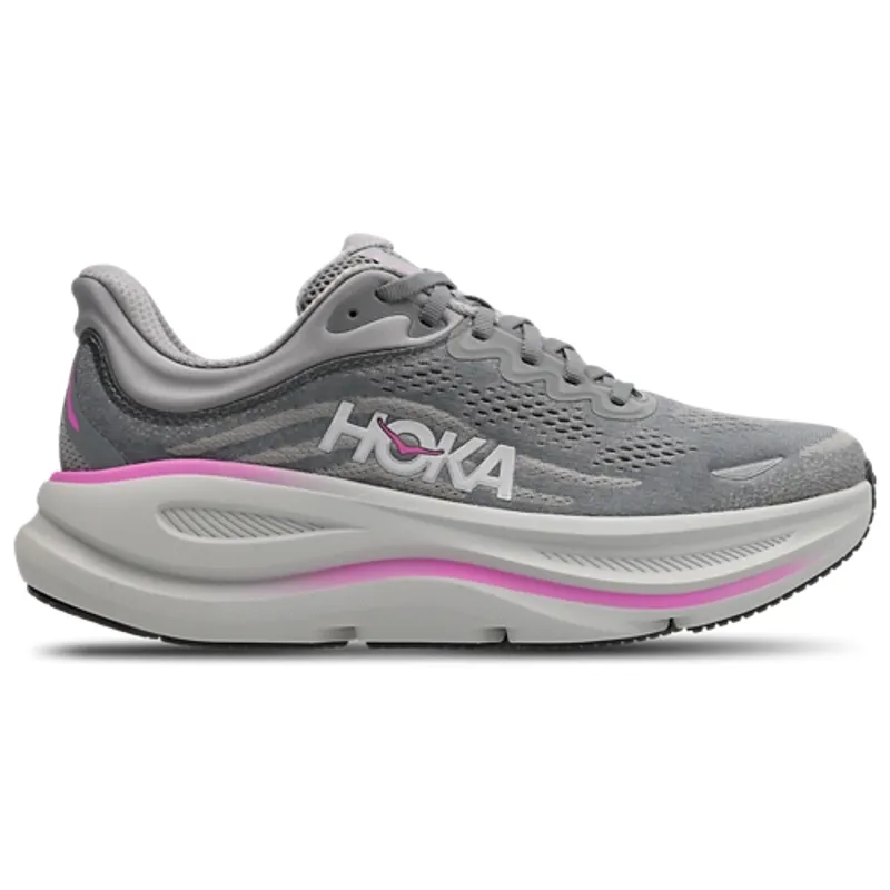 Hoka One One Women's Bondi 9 Shoe Galactic Grey/Asteroid