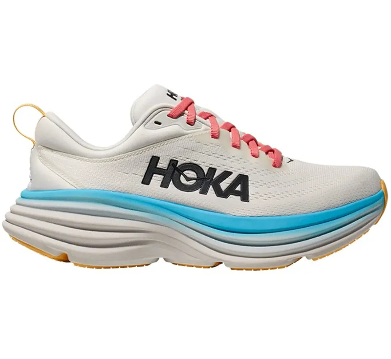 Hoka One One Women's Clifton 9 WIDE - Blanc /Swim Day