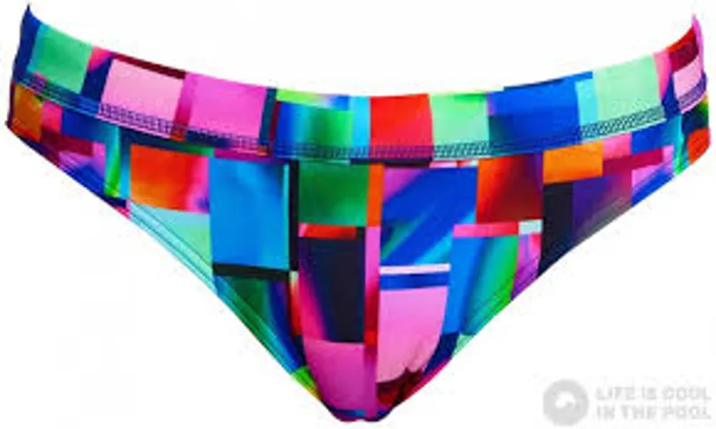 Funkita Ladies Sports Bikini Brief - Patch Panel