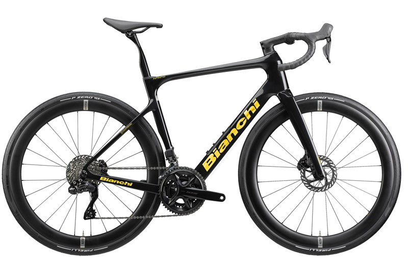 Bianchi Infinito Comp 105 Di2 Sparkling Black/Gold Full Glossy
