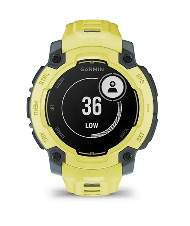 Garmin Instinct E 45mm Smartwatch in Electric Lime/Charcoal
