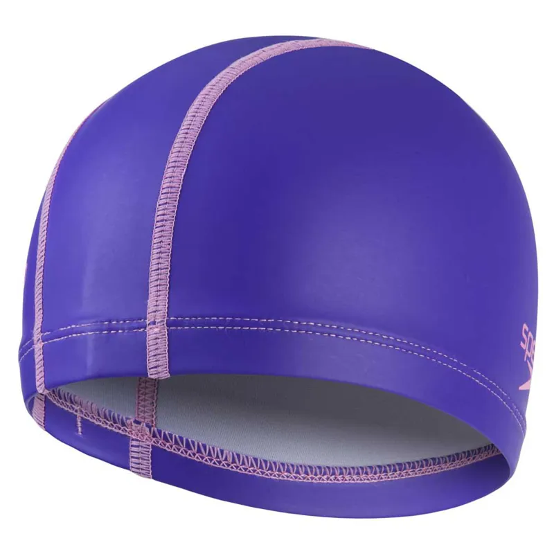 Speedo Long Hair Pace Junior Cap Purple-1