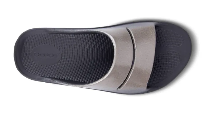 OOFOS Ooahh Luxe Slide  Sandal - Latte