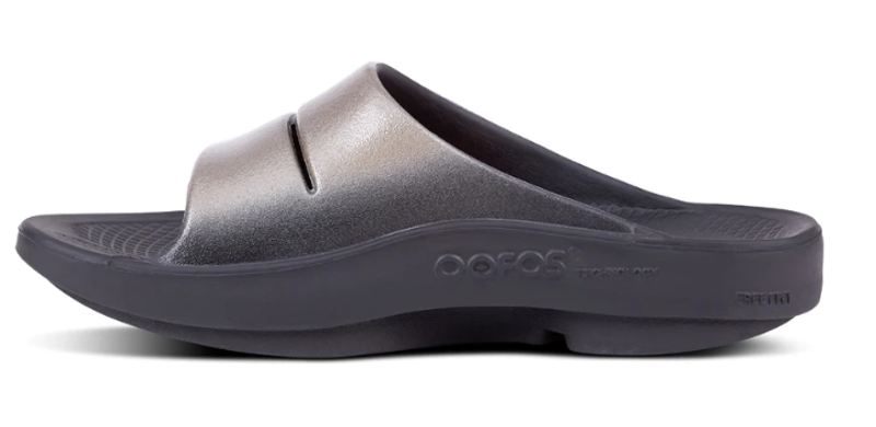 OOFOS Ooahh Luxe Slide  Sandal - Latte-1