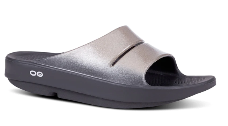 OOFOS Ooahh Luxe Slide  Sandal - Latte-2