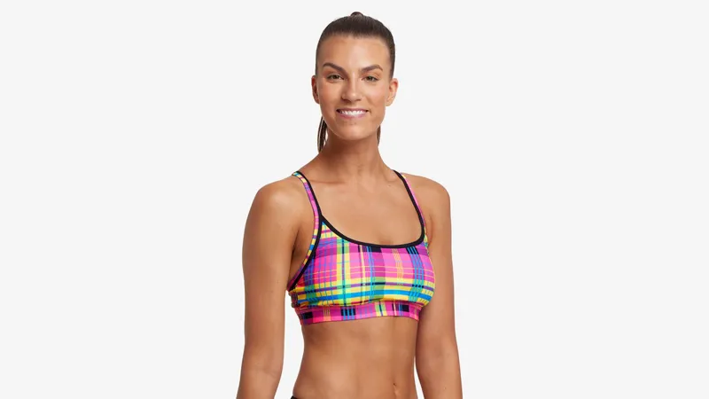Funkita Women Sports Swim Top - Happy Highlander