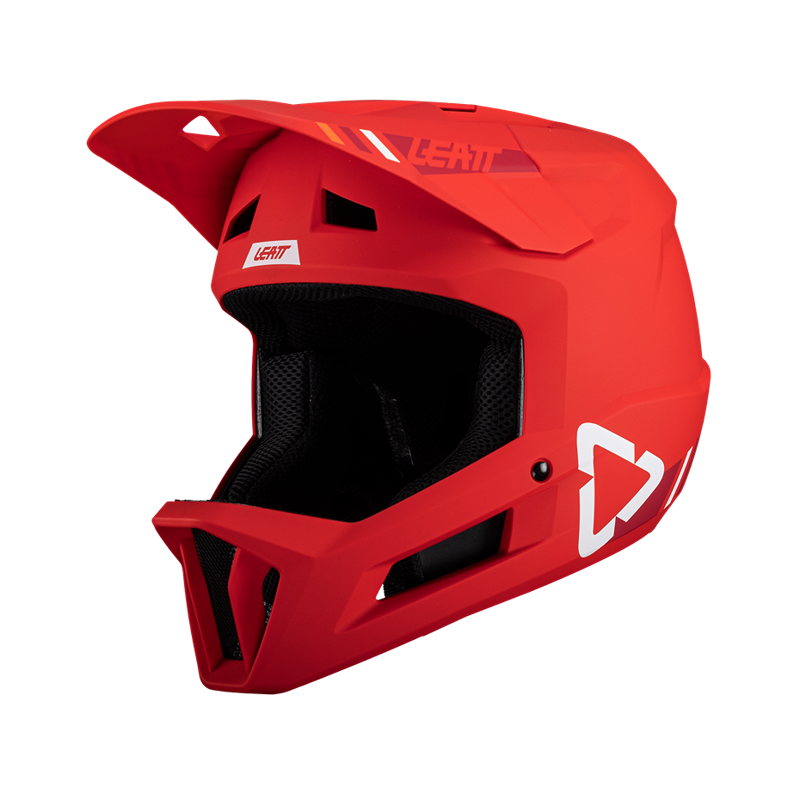 Leatt MTB Gravity 1.0 Full Face Helmet in Red-1