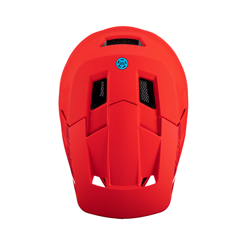 Leatt MTB Gravity 1.0 Full Face Helmet in Red-4