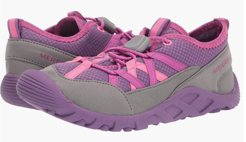 Merrell Kid's Hydro Lagoon Water Shoe - Grey/Berry-3