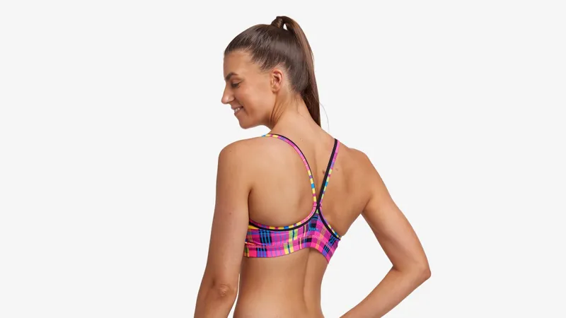 Funkita Women Sports Swim Top - Happy Highlander-1