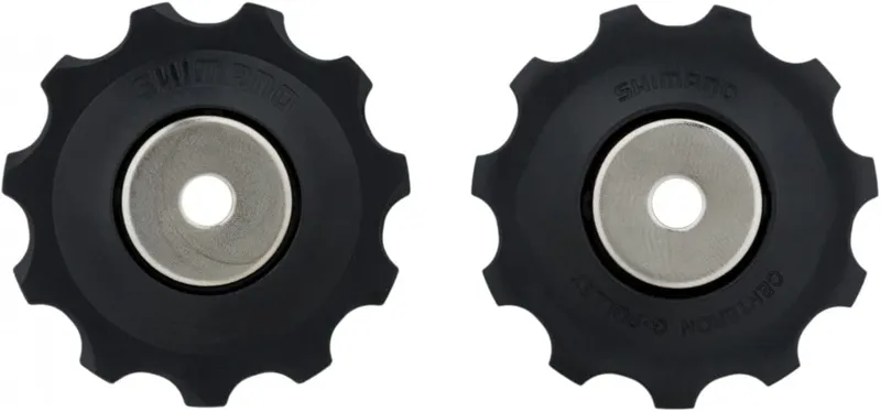 Shimano Spares RD - M370 Tension and Guide Pulley Set - Black/ Silver