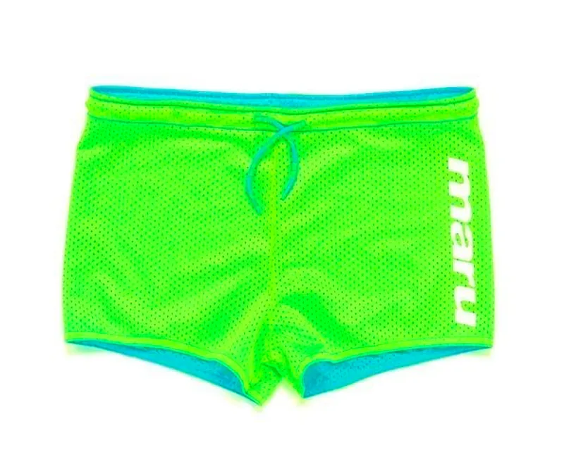 Maru Drag Short Reversible Turquoise/Lime