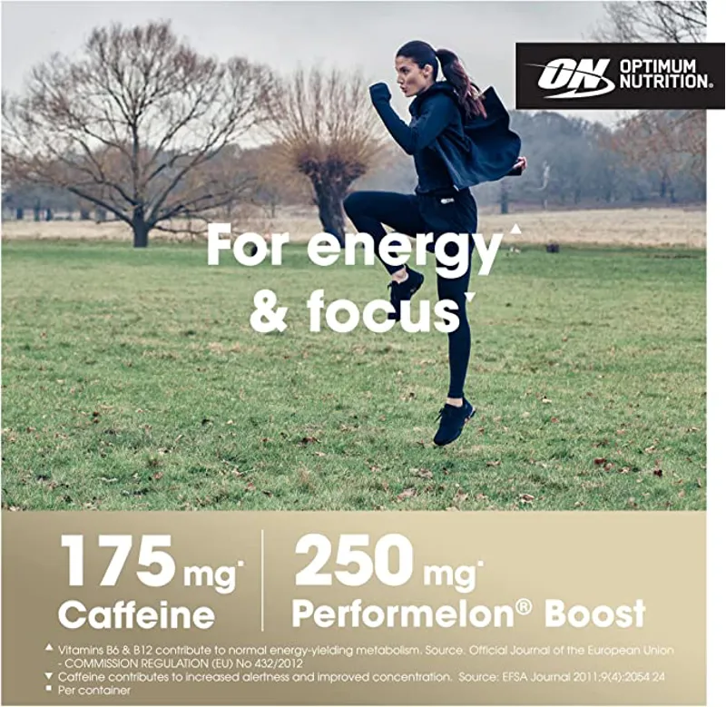 Optimum Nutrition: Gold Standard Pre-Workout Energy Shot Ready to Drink Food Supplement 60ml - Mixed Berry-4