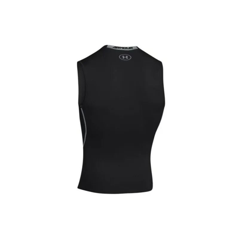 Under Armour Men's UA HeatGear Armour Sleeveless Compression Shirt Black-1