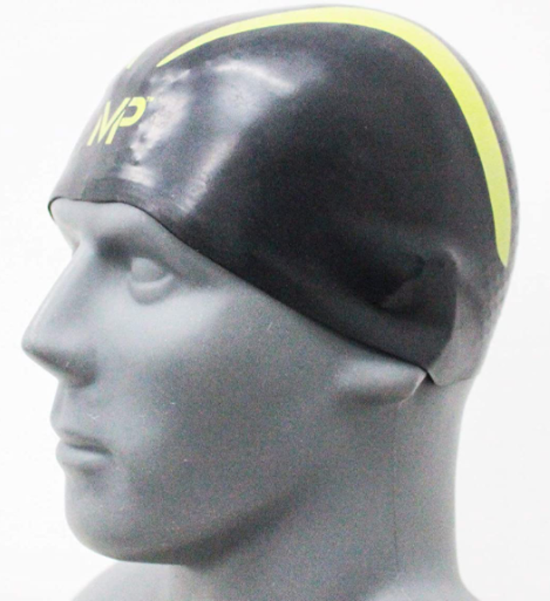 Aqua Sphere Michael Phelps X-O Swim Cap Black/Yellow-1