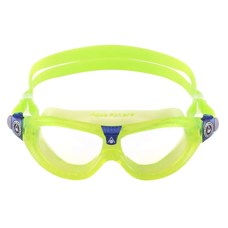 Aqua Sphere Seal 2.0 Swim Goggle Clear Lens - Lime/Blue