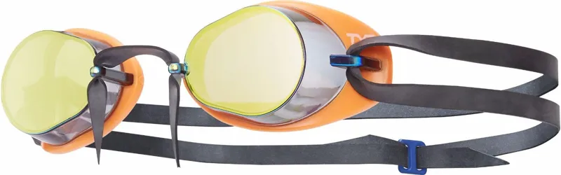 TYR Adult Socket Rocket Metalilized 2.0  Goggles/Red/Yellow-1