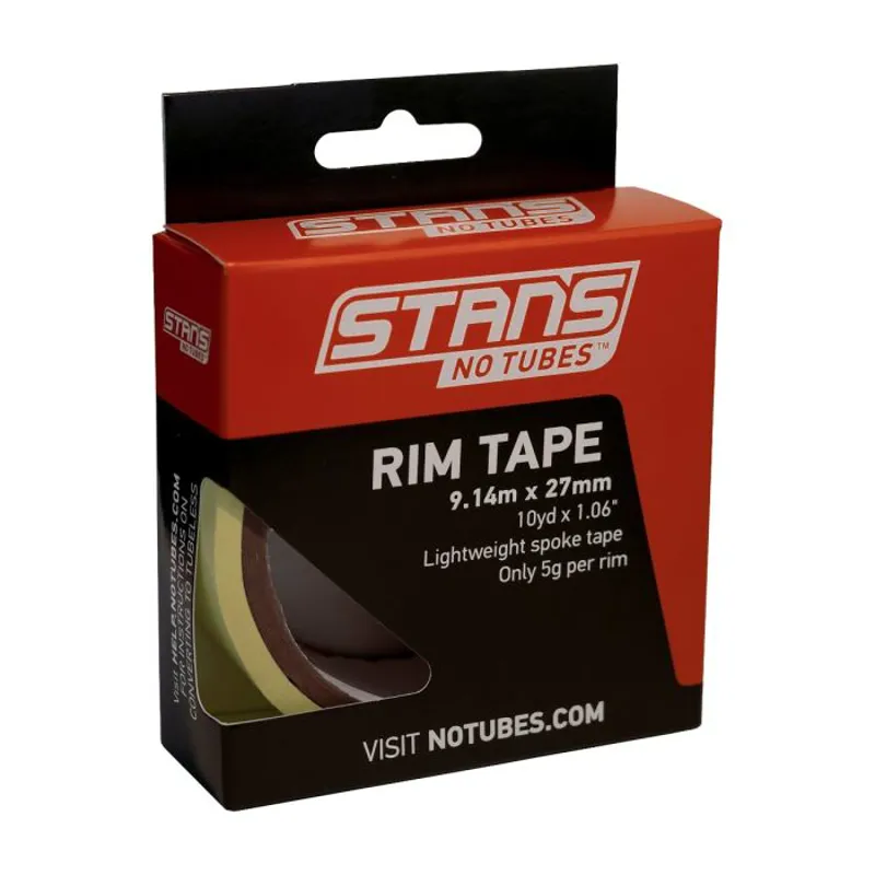 Stans: No Tubes Rim Tape - 10Yard x 27mm-1