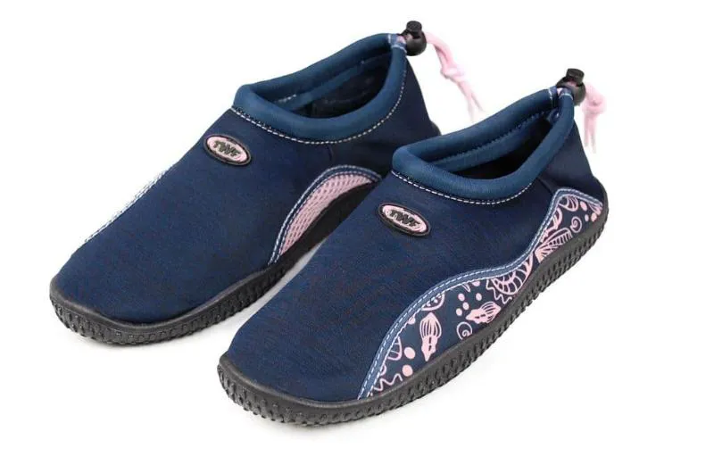 TWF: Adult Weever Shoe - Navy/Pink Seashell