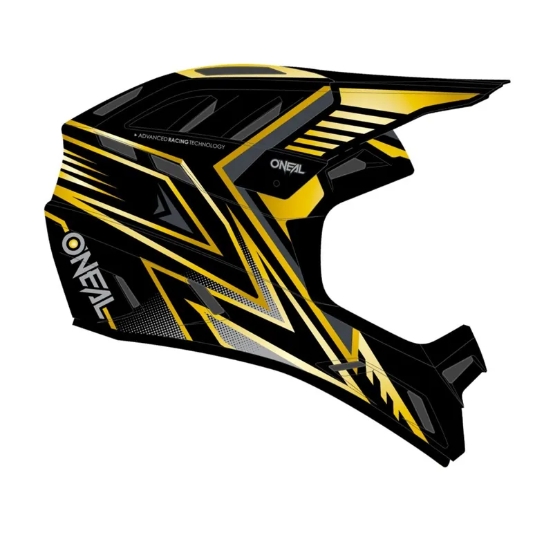 O'Neal Backflip Knox Full Face Helmet/ X Small -  Black/Gold