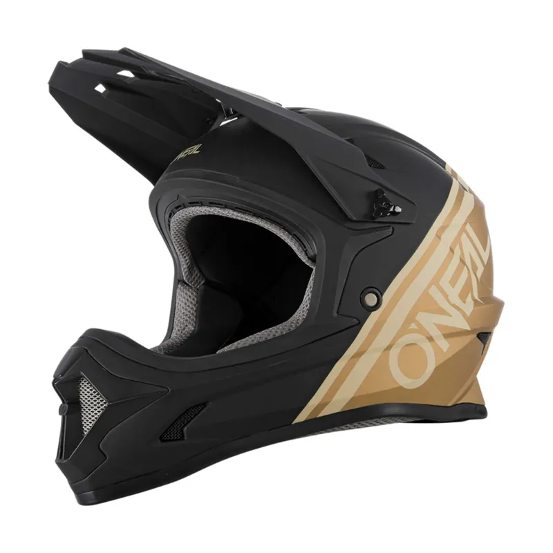 O'Neal Sonus Full Face Split Helmet V.21/53 - 54cm - Black/Gold